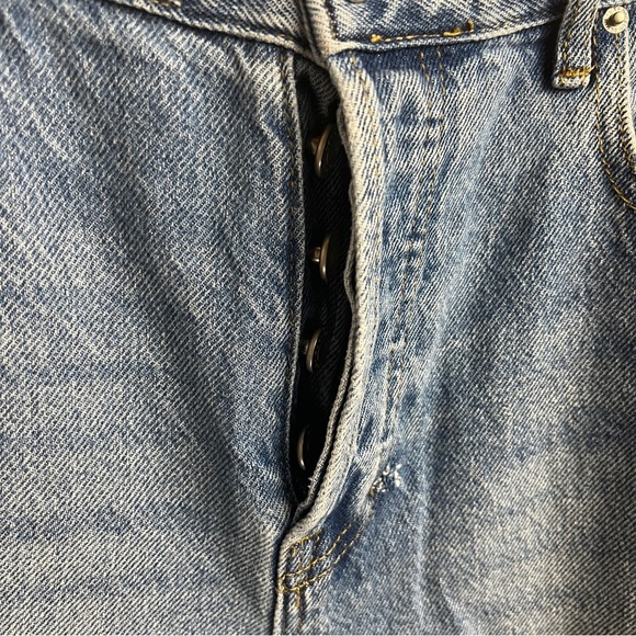 PACSUN High Rise Straight Jeans. Size 28. Button Fly - Picture 2 of 10